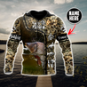 Custom name Carp Fishing water camo 3D print shirts