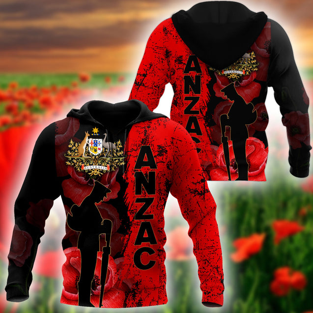 Premium Anzac Day 2021 Australian Coat of Arms 3D Printed Unisex Shirts TN NTN31032103