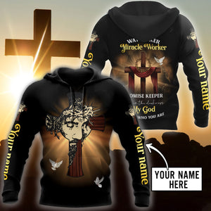 Miracle Worker - Jesus Custom Name 3D All Over Printed Unisex Shirts