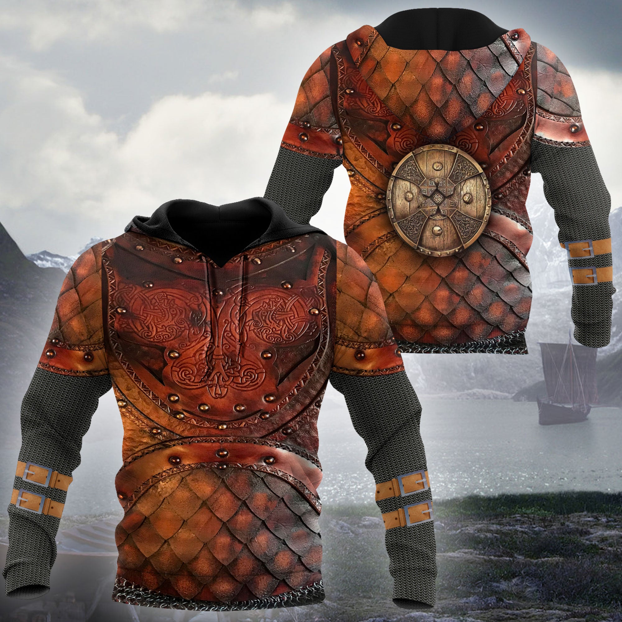 Viking Armor 3D All Over Printed Unisex Shirts