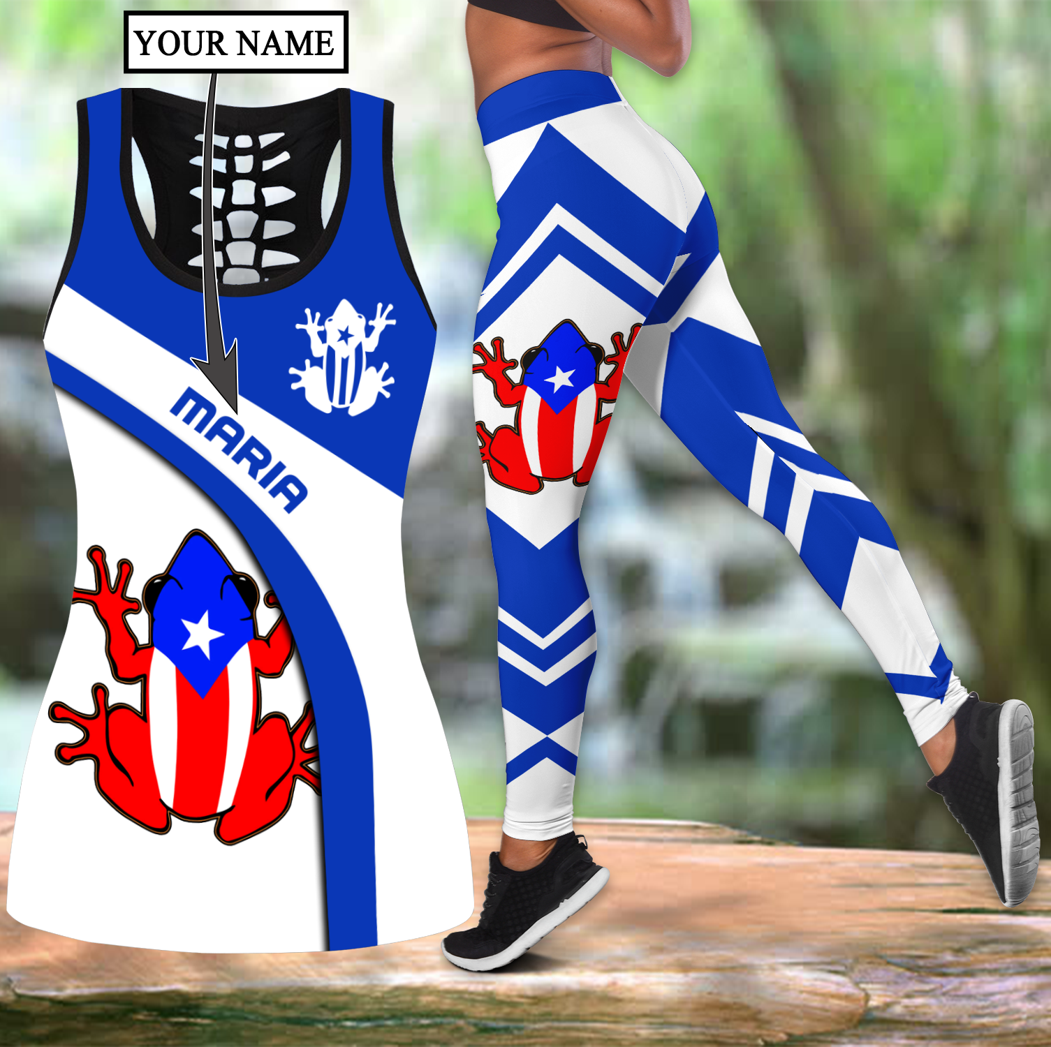 Customize Name Puerto Rico Combo Outfit DD02032104