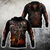 Fire Biker Skull Hoodie For Men And Women TNA13032108