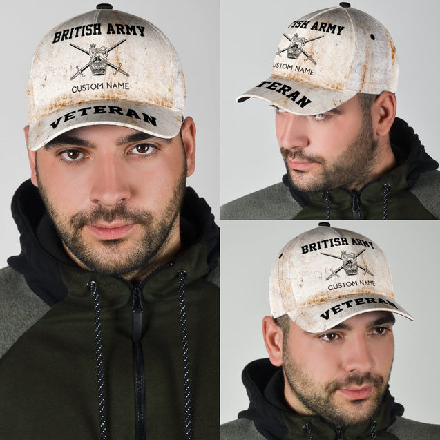 Custom Name XT British Veteran Army Classic Cap MH12042101