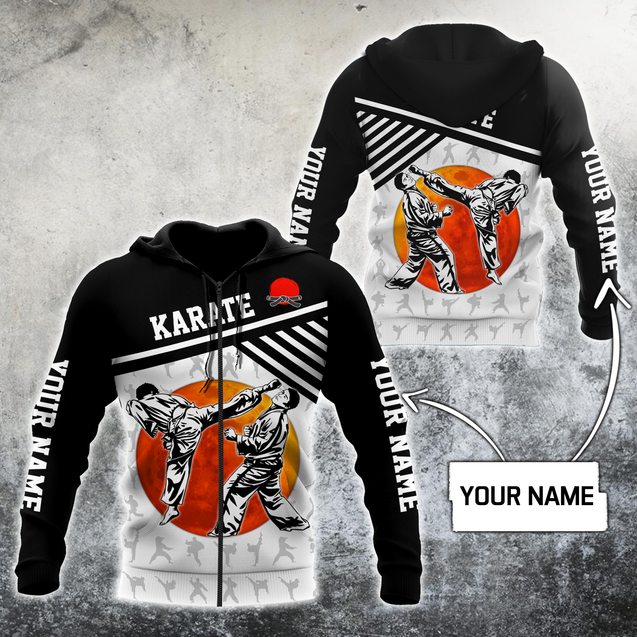 Customize Name Karate Art Hoodie For Men And Women MH08032103