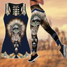 Native American 3D All Over Printed Legging + Hollow Tank