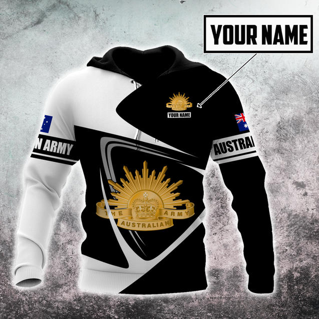 Premium Personalized Australian Army Printed Unisex Shirts TN