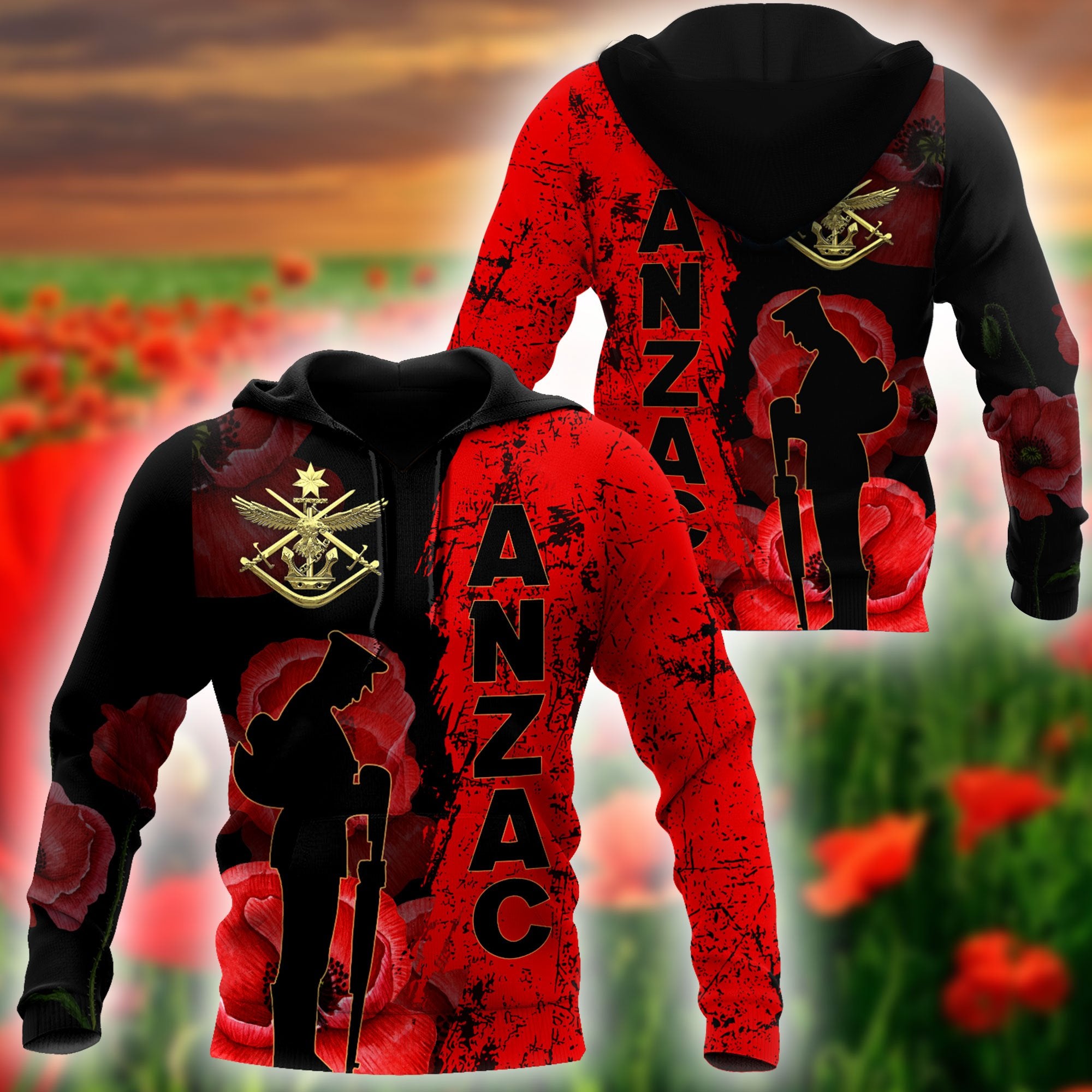 Anzac Day Australian Defence Force 3D Printed Unisex Shirts TN NTN02042102