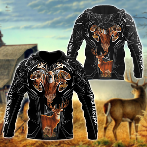 Premium Deer Hunting Camo 3D Hoodie Shirt For Men And Women