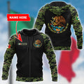 Mexico Coat Of Arms 3D All Over Printed Hoodie