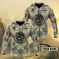 Personalized Mexican Army 3D All Over Printed Hoodies