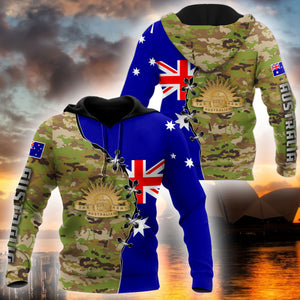 Australian Veteran 3D All Over Printed Shirts NTN10032105