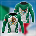 Mexico 3D All Over Printed Unisex Hoodie