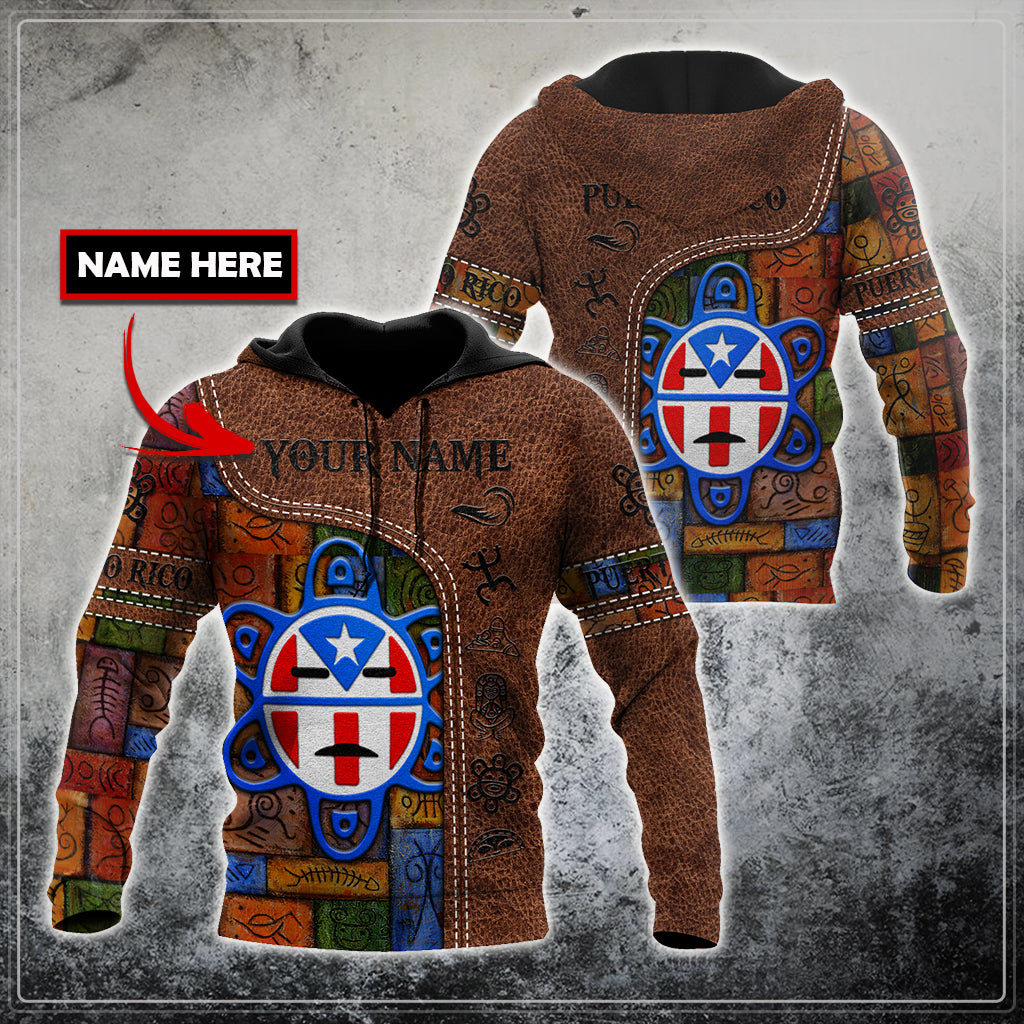 Customize Name Puerto Rico Hoodie For Men And Women