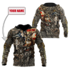 Deer Hunting Personalized Name 3D All Over Printed Shirts MH20052103