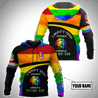 Customize Name LGBT Pride Hoodie For Men And Women DA13052104