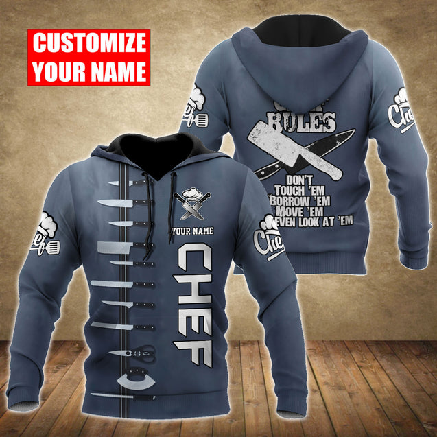 Custom Name Master Chef 3D All Over Printed Unisex Shirts