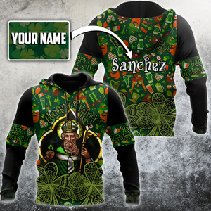 Customize Name Happy Patrick's Day Hoodie For Men And Women JJ02202102