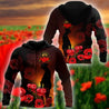 Premium Anzac Day Poppy 3D Printed Unisex Shirts TN NTN05042104