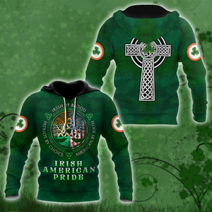 Irish American Pride Saint Patrick's Day 3D All Over Printed Shirts For Men And Women TN