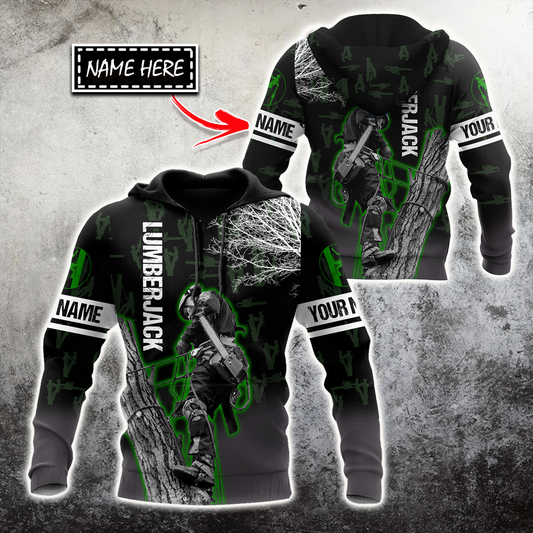 Premium Personalized 3D Printed Lumberjack Shirts MEI