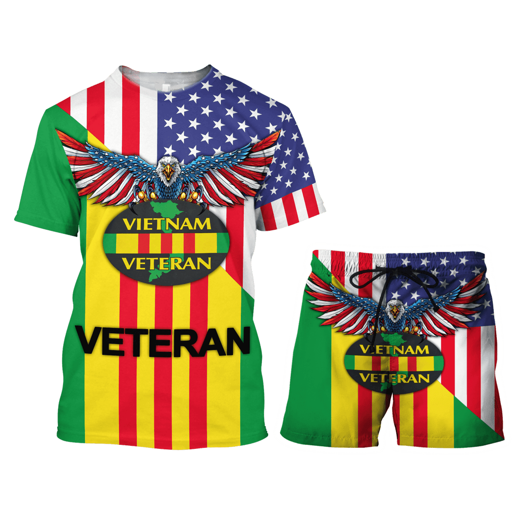 Veteran 3D All Over Printed Unisex Shirts