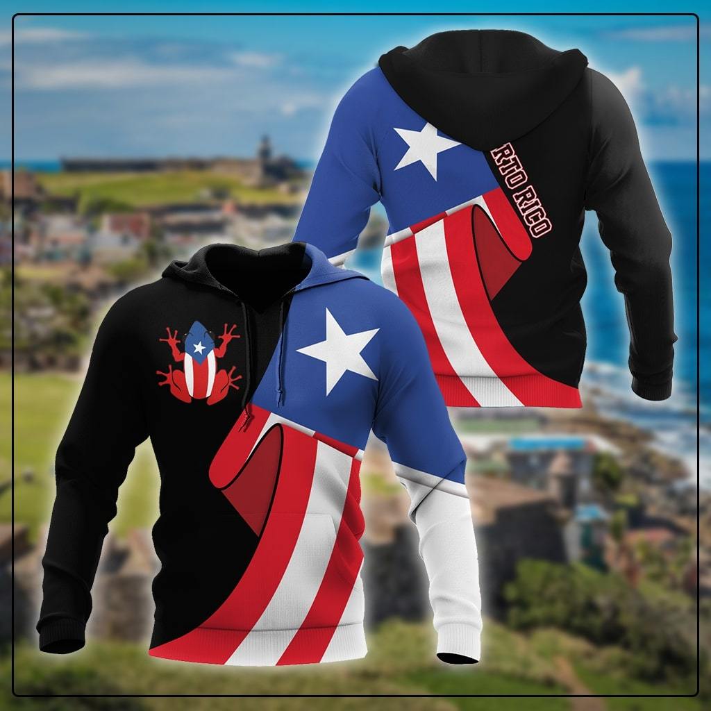 Puerto Rico 3D All Over Printed Hoodie For Men And Women