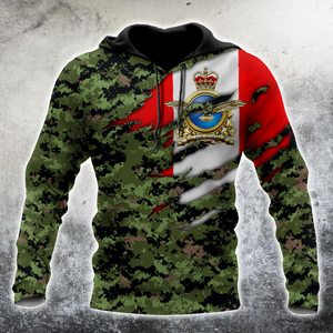 Canadian Air Force Veteran 3D All Over Printed Shirts PD10032102