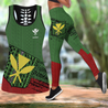 Hawaii Maoli Combo Hollow Tank Top And Legging Outfit MH05032102