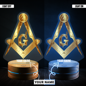 Personalized Name XT Freemasonry Led Night Light Rodeo MH19032104