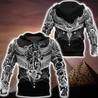 Egyptian Gods Ancient Tattoo black ver unisex 3d print shirts