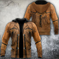 Native Cowboy Jacket No15 Cosplay 3D Over Printed Unisex Deluxe Hoodie ML