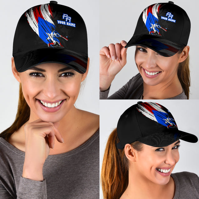 Customize Name Baseball Puerto Rico Classic Cap