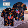 Personalized Name Rodeo Tropical Hawaii Shirt Galaxy Pattern