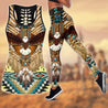 Native American 3D All Over Printed Legging + Hollow Tank Combo