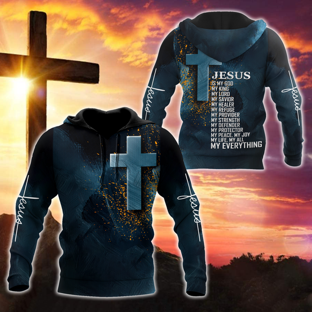 Premium Unisex Hoodie Easter Day Christian Jesus No8 ML Jesus Is My Everything