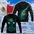 Mexican Skull 3D All Over Printed Unisex Hoodie