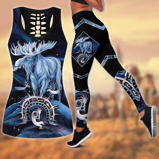 Native American 3D All Over Printed Legging + Hollow Tank Combo