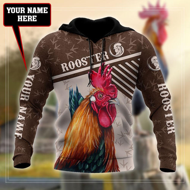 Personalized Rooster 3D Printed Unisex Shirts AM16042104