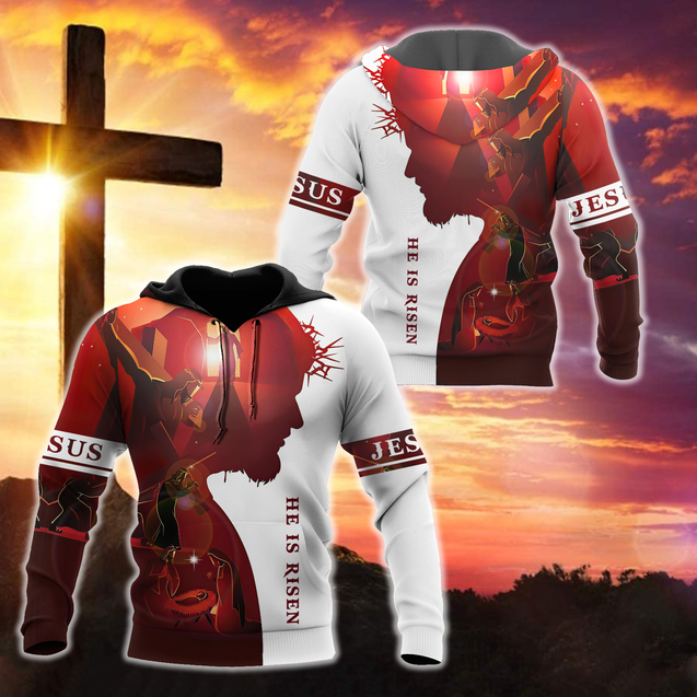 Premium Christian Jesus Easter 3D All Over Printed Unisex Shirts