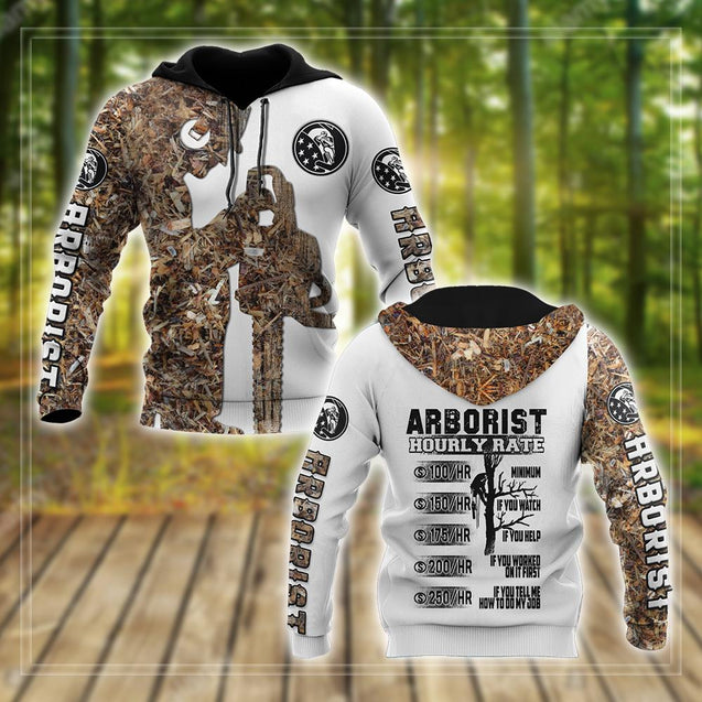 Arborist 3d hoodie shirt for men and women AM16042105