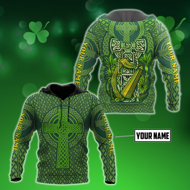 Custom Name Irish Saint Patrick's Day 3D All Over Printed Shirts For Men And Women TN