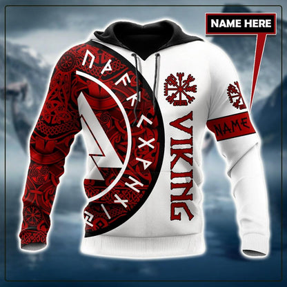 Customized Name Viking 3D All Over Printed Unisex Shirts