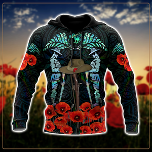 Premium Anzac Day Fern 3D Printed Unisex Shirts TN