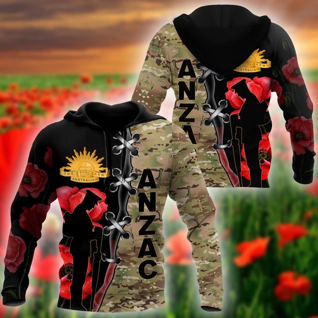 Premium Anzac Day 3D Printed Unisex Shirts TN NTN17042104