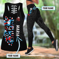 Customize Name Puerto Rico Combo Hollow Tank Top And Legging Outfit MH02032104