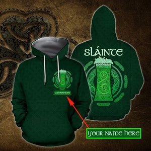 Personalized Irish Saint Patrick's Day 3D Printed Unisex Shirts TN