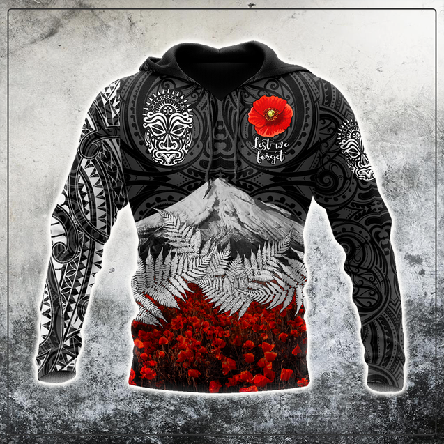 Premium Anzac Day Maori Tattoo 3D Printed Unisex Shirts TN