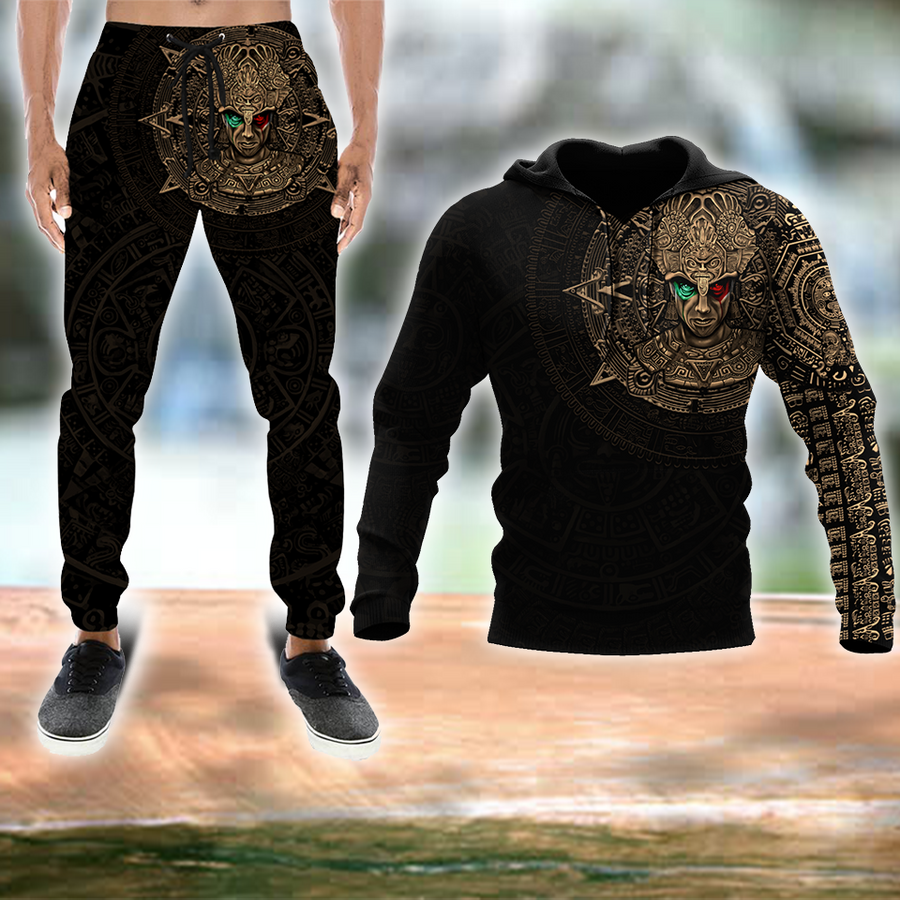Aztec Mexican Hoodie 3D All Over Printed Unisex Shirts
