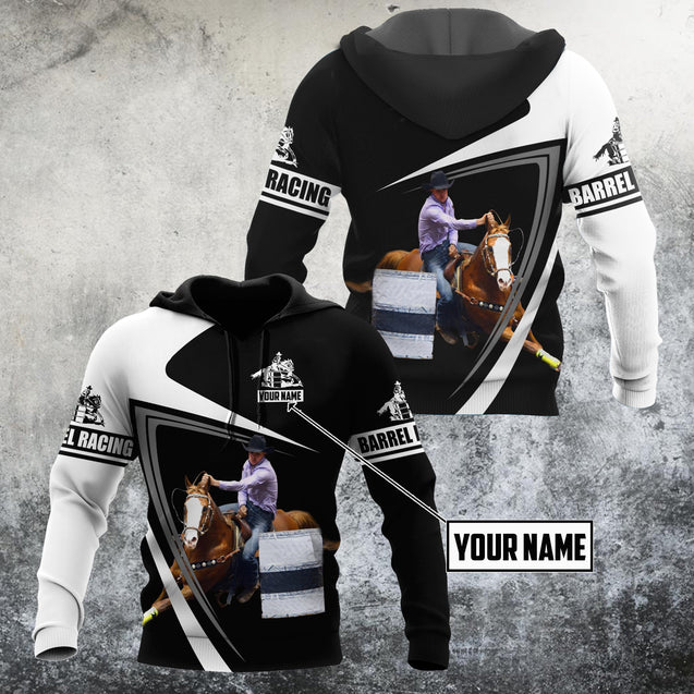 Personalized Name Rodeo 3D All Over Printed Unisex Shirts Barrel Racing