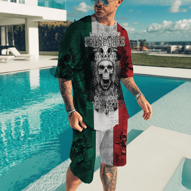 Aztec Mexican 3D All Over Printed Unisex Shirts